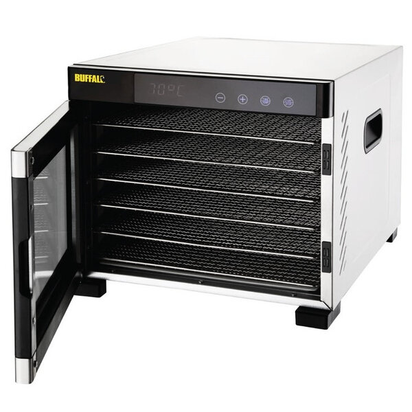 Voedseldroger | 6 Niveaus (275x300mm) | 35°C/75°C | 0.65kW (230V) | 340x450x310(h)mm