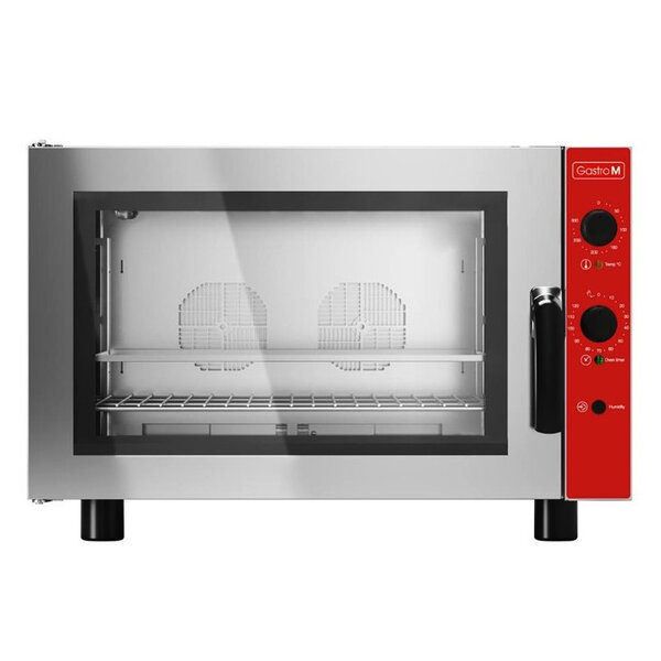 Heteluchtoven | 4 Niveaus (EN600x400) | Elektrisch | 50°C/300°C | 6.3kW (400V) | Bevochtiging (Handmatig) | 825x685x560(h)mm