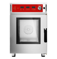 Gastro M Hetelucht-/Stoomoven | 6 Niveaus (1/1 GN) | Elektrisch | 30°C/280°C | 7.8kW (400V) | Bevochtiging (Automatisch) | Zelfreiniging | 517x890x769(h)mm