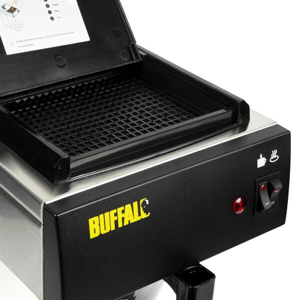 Koffiezetapparaat | RVS | Enkel | 2L | Warmhoudfunctie | Incl. Glazen Kan | 2kW (230V) | 215x400x460(h)mm