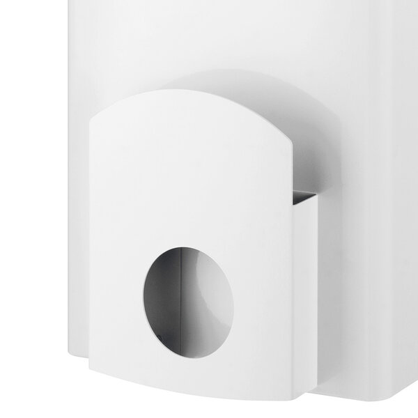 Wandafvalbak + Hygiënezakjesdispenser | RVS (Wit) | 7L | Klapdeksel | 217x141x348(h)mm