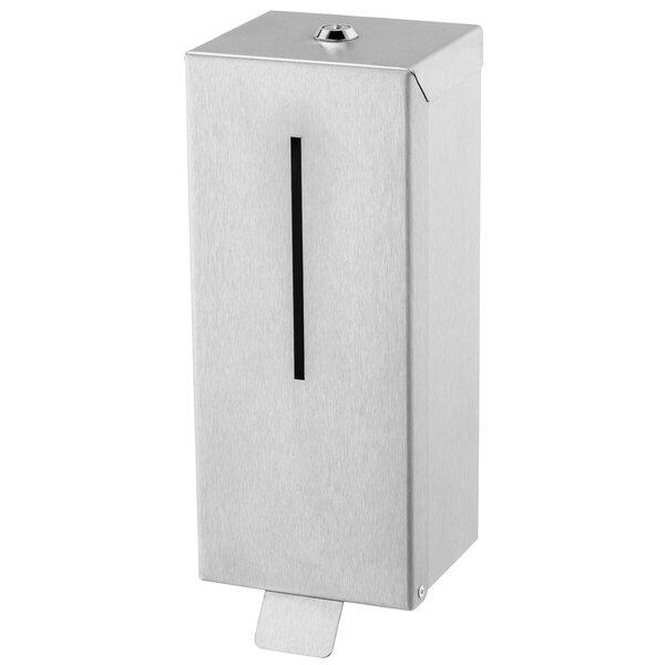 Zeepdispenser | BasicLine | RVS | Vloeibare Zeep (800ml) | Dosering 0.4ml | Wandmontage | 104x92x272(h)mm