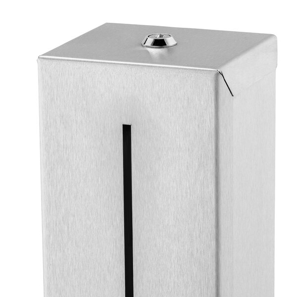 Zeepdispenser | BasicLine | RVS | Vloeibare Zeep (800ml) | Dosering 0.4ml | Wandmontage | 104x92x272(h)mm