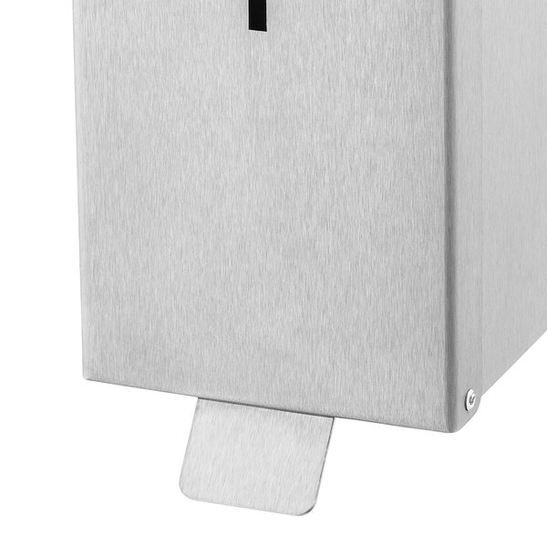 Zeepdispenser | BasicLine | RVS | Vloeibare Zeep (800ml) | Dosering 0.4ml | Wandmontage | 104x92x272(h)mm