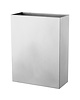 All Care Wandafvalbak | BasicLine | RVS (Geborsteld) | 25L | Open | 350x155x460(h)mm 