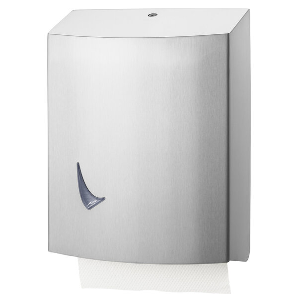 Handdoekdispenser | WINGS | RVS | Papieren Handdoeken | Wandmontage | Anti-Fingerprint | 300x139x403(h)mm