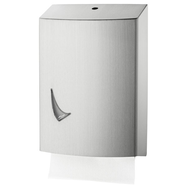Handdoekdispenser | WINGS | RVS | Multifold Handdoeken | Wandmontage | Anti-Fingerprint | 230x102x346(h)mm
