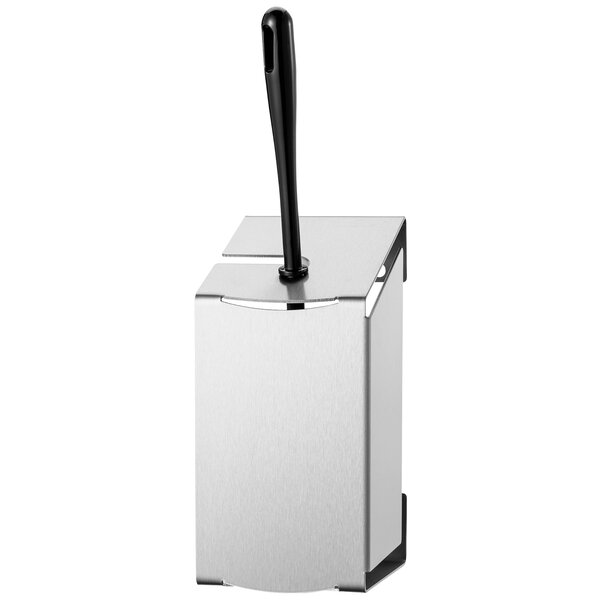 Toiletborstelhouder | WINGS | RVS | Incl. Borstel | Wandmontage | Anti-Fingerprint | 118x138x242(h)mm