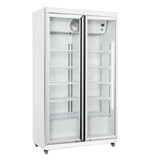 CombiSteel Koelkast | 825L | Wit | +1°C/+10°C | Geforceerd | 0.48kW | Klapdeuren | Wielen (Geremd) | 1120x595x1973(h)mm