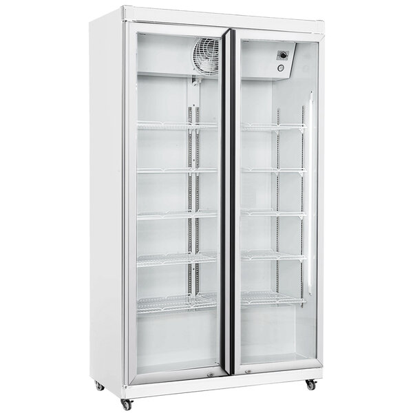 Koelkast | 825L | Wit | +1°C/+10°C | Geforceerd | 0.48kW | Klapdeuren | Wielen (Geremd) | 1120x595x1973(h)mm
