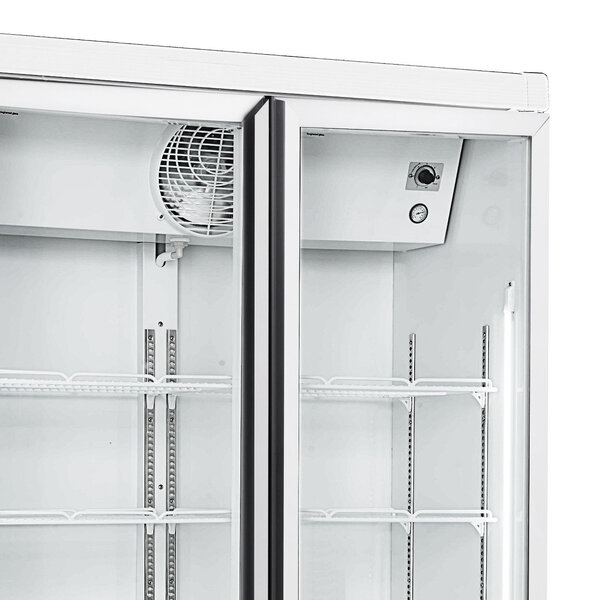 Koelkast | 825L | Wit | +1°C/+10°C | Geforceerd | 0.48kW | Klapdeuren | Wielen (Geremd) | 1120x595x1973(h)mm