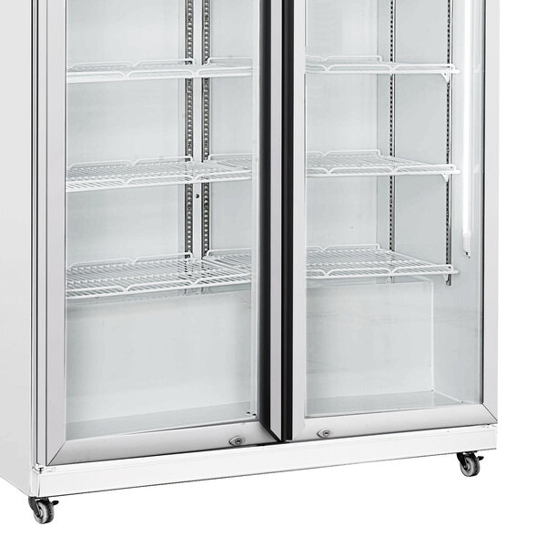 Koelkast | 825L | Wit | +1°C/+10°C | Geforceerd | 0.48kW | Klapdeuren | Wielen (Geremd) | 1120x595x1973(h)mm