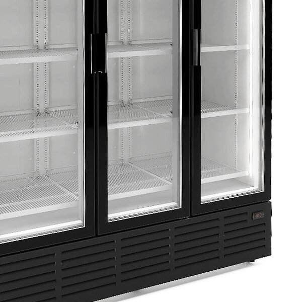 Koelkast | 1560L | Zwart/Wit | -1°C/+2°C | Geforceerd | Klapdeuren | Wielen | 1620x740x2077(h)mm