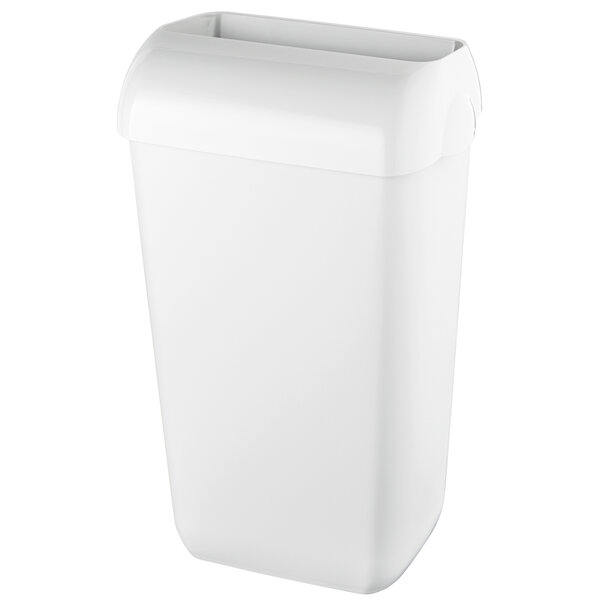 Afvalbak | PlastiQline | Kunststof (Wit) | 23L | Open | 335x225x590(h)mm