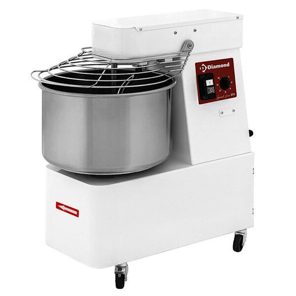 Deegmenger | SpiralLine | Cap. 8kg/10L | 1 Snelheid | Vaste Kop + Kom | 0.37kW (230V) | 290x590x580(h)mm