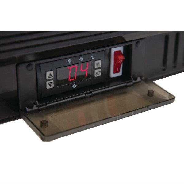 Barkoelkast | 320L | Zwart | +2°C/+8°C | Geventileerd | 0.35kW | Draaideuren | 1350x520x850(h)mm