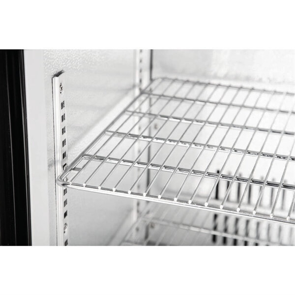 Barkoelkast | 320L | Zwart | +2°C/+8°C | Geventileerd | 0.35kW | Draaideuren | 1350x520x850(h)mm