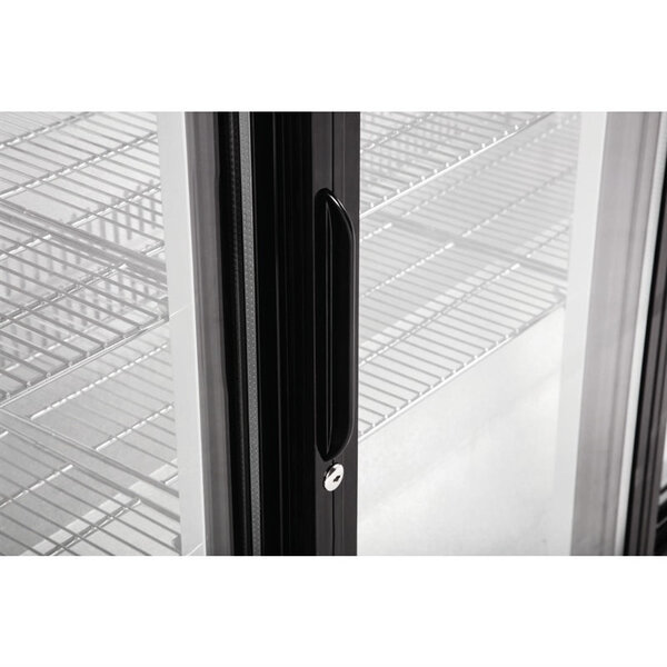 Barkoelkast | G-SERIE | 320L | Zwart | +2°C/+8°C | Statisch + Ventilator | Schuifdeuren | 1350x520x850(h)mm