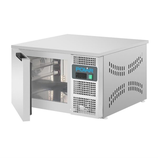 Blastchiller | 3 Niveaus (2/3 GN) | Max. 8kg (Koelen) / 5kg (Vriezen) | 0.45kW (230V) | 660x650x420(h)mm