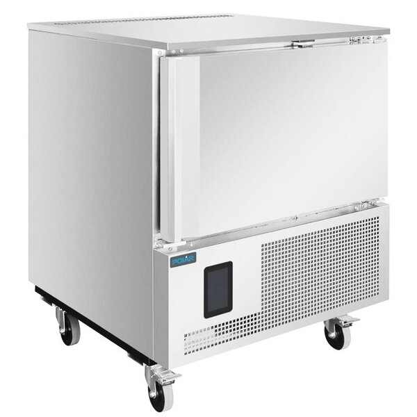 Blastchiller | 5 Niveaus (1/1 GN) | Max. 18kg (Koelen) / 14kg (Vriezen) | 0.7kW (230V) | Touchscreen | Wielen (Geremd) | 804x826x1035(h)mm