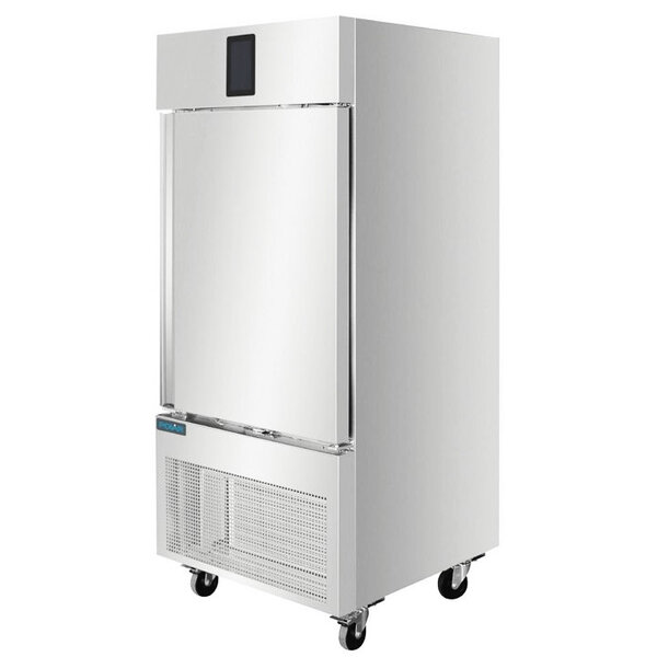 Blastchiller | U-SERIE | 10 Niveaus (1/1 GN) | Max. 40kg (Koelen) / 28kg (Vriezen) | 0.9kW (230V) | Touchscreen | Wielen (Geremd) | 800x815x1885(h)mm