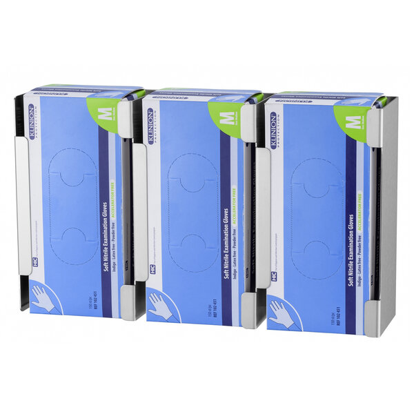 Handschoenendispenser | MediQo-Line | RVS | Cap. 3 Dozen | Wandmontage | 240x99x403(h)mm