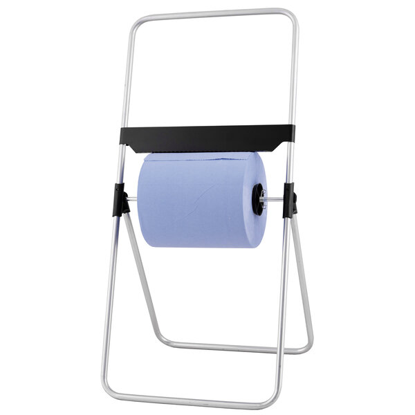 Poetsrolhouder | MediQo-Line | Industriële Poetsrol (Ø360x360mm) | Staand Model | 460x425x910(h)mm