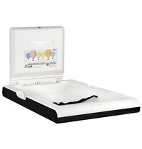 All Care Babyverschoontafel | mediclinics | RVS | Opklapbaar (Verticaal) | Antibacterieel | Conform NEN-EN | 550x100/890x480(h)mm