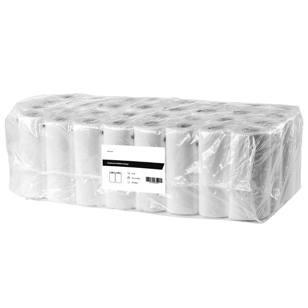 Keukenrollen | Cellulose (2-Laags) | 50 Vel/Rol | 32 Rollen | Ø90mm