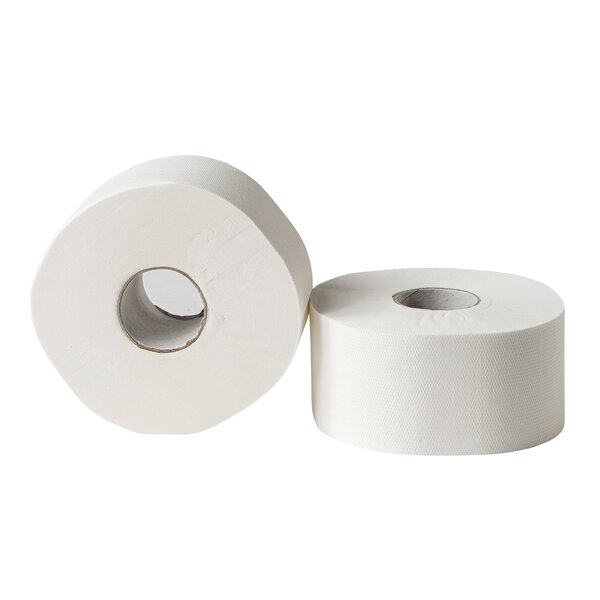 Jumborollen (Mini) | FSC-Cellulose (2-Laags) | Wit | 180m/Rol | 12 Rollen | Ø185mm