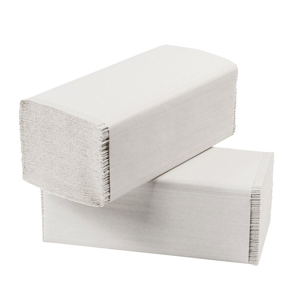 Z-Gevouwen Handdoeken | Gerecycled (2-Laags) | Grijs | 160 Vel/Pak | 20 Pakken | 230x250mm