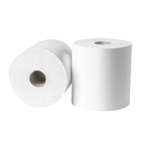 Poetsrollen (Midi) | FSC-Cellulose (2-Laags) | Wit | 160m/Rol | 6 Rollen | Ø190x200(h)mm