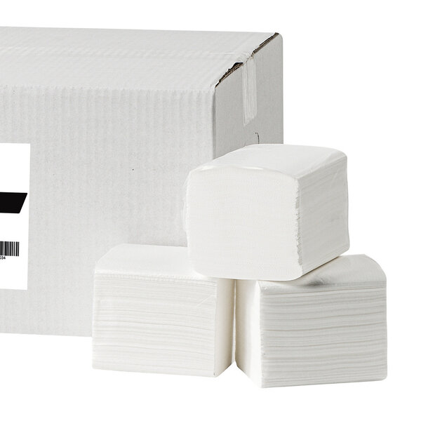 Toiletpapier Gevouwen | FSC-Cellulose (2-Laags) | Wit | 225 Vel/Pak | 40 Pakken | 112x210mm