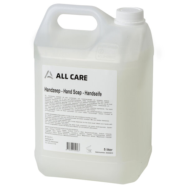Handzeep | 5L | Vloeibaar (Parelwit) | Fris Parfum | PH-Neutraal