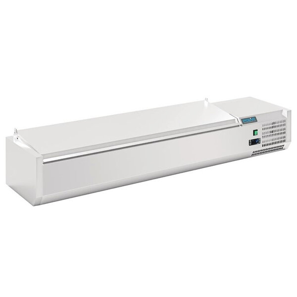 Opzetkoelvitrine | 7x 1/4 GN | +2°C/+8°C | 1500x335x274(h)mm