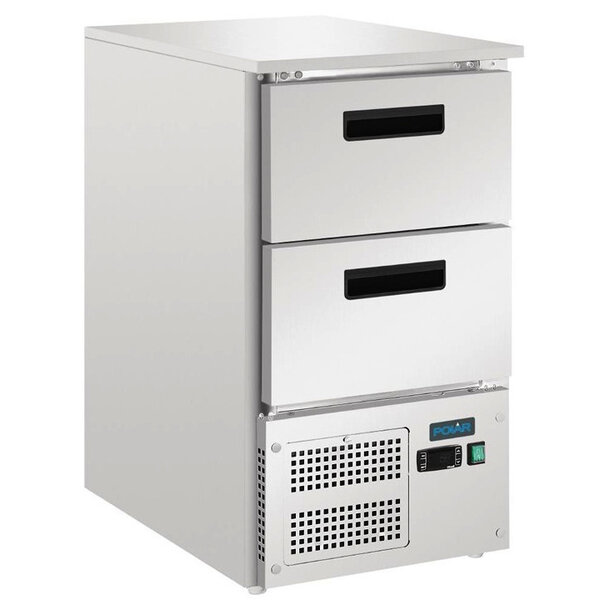 Koelwerkbank | 65L | 2 Laden (1/1 GN) | +2°C/+8°C | Statisch + Ventilator | 478x700x869(h)mm