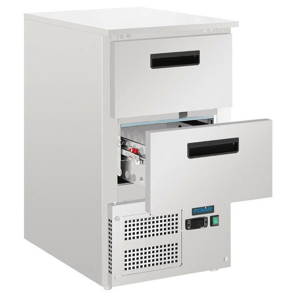 Koelwerkbank | 65L | 2 Laden (1/1 GN) | +2°C/+8°C | Statisch + Ventilator | 478x700x869(h)mm