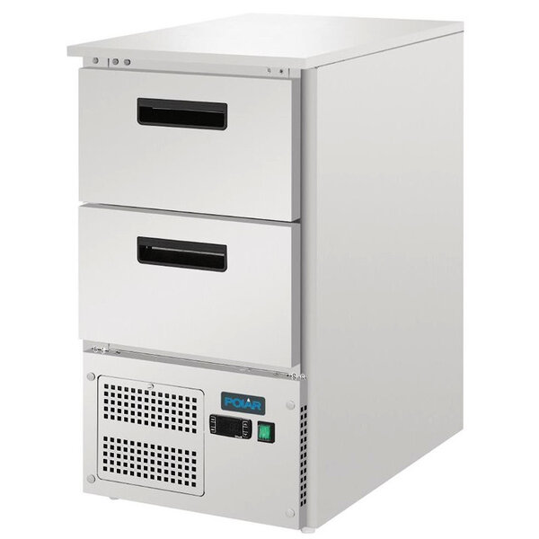 Koelwerkbank | 65L | 2 Laden (1/1 GN) | +2°C/+8°C | Statisch + Ventilator | 478x700x869(h)mm