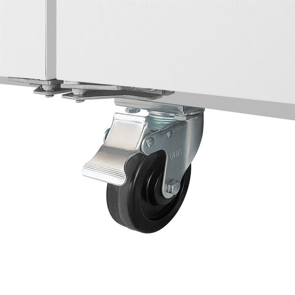 Saladette | 314L | 2 Deuren (1/1 GN) | Boven 2x 1/1 GN | -2°C/+8°C | Geforceerd | Glasopzet + Snijblad | Wielen (Geremd) | 1360x700x850/1360(h)mm