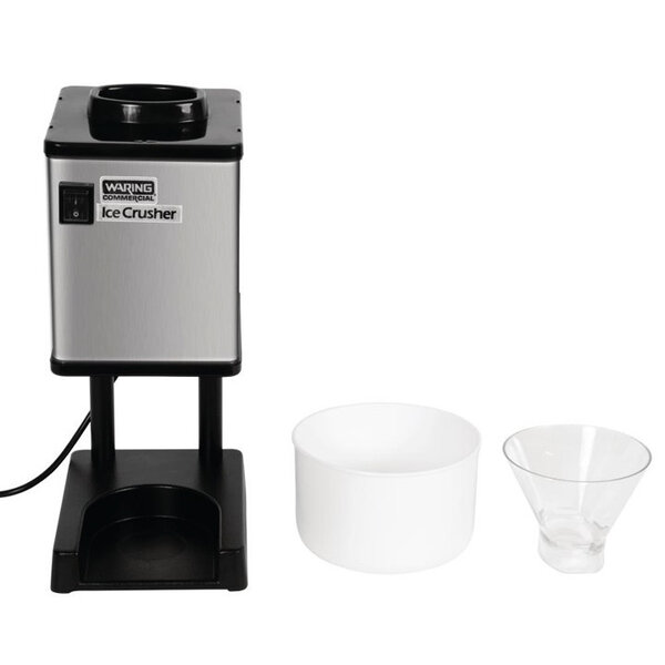 IJscrusher | RVS | Elektrisch | 30kg/u | Verstelbare Hoogte | 190x250x440(h)mm