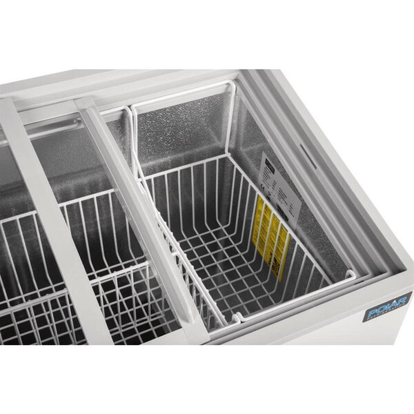 Vrieskist | 200L | Wit | -18°C/-24°C | Statisch | Schuifdeksels | 953x553x920(h)mm