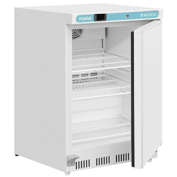 Medische Koelkast | MEDICAL | 128L | Wit | +2°C/+8°C | Geforceerd | Temperatuuralarm | 600x595x839(h)mm