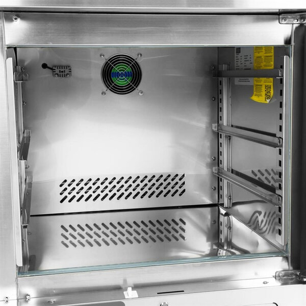 Viskoelkast | U-SERIE | 140L | RVS | -4°C/+4°C | Geforceerd | Incl. 3 Visbakken | 680x700x850(h)mm