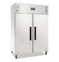 Polar Koelkast | G-SERIE | 1200L (2/1 GN) | RVS | -2°C/+5°C | Statisch + Ventilator | Wielen (Geremd) | 1340x815x2000(h)mm 