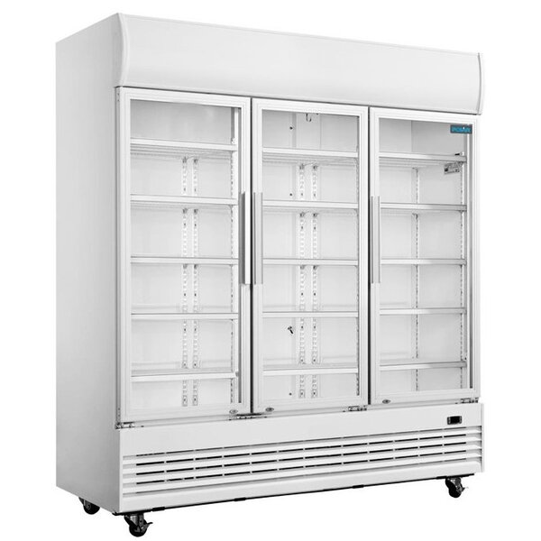 Koelkast | G-SERIE | 1300L | Wit | 0°C/+10°C | Geforceerd | Draaideuren | Wielen (Geremd) | 1560x730x2036(h)mm