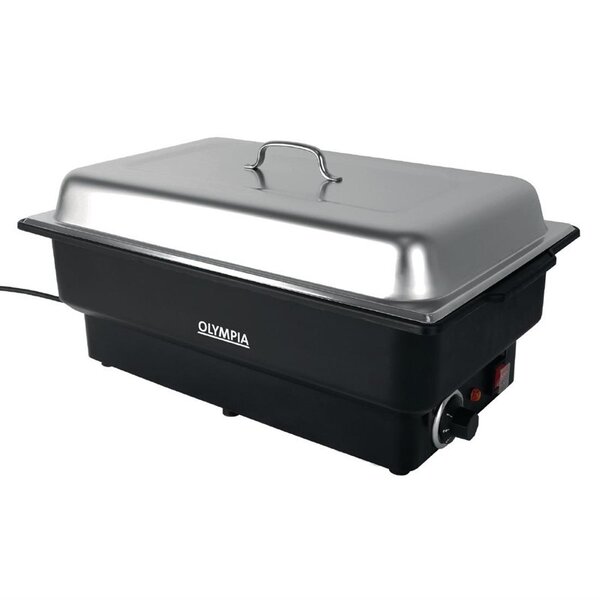 Elektrische RVS chafing dish | 13,5L | 230V | 1/1 GN | 638x347x362(h)mm