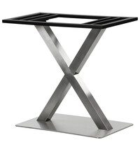 Luxus Tafelonderstel | FORMA | RVS | Geborsteld | Indoor | 695x395x730(h)mm