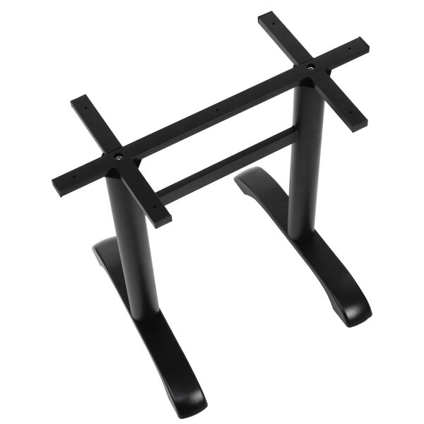 Tafelonderstel | ARTICA | Staal/Gietijzer | Zwart | 580x610x730(h)mm