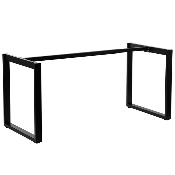 Tafelonderstel | QUADRA | Staal | Zwart | Breedte Verstelbaar (995-1595mm) | 995-1595x596x725(h)mm