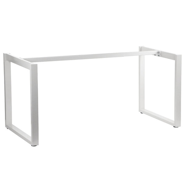 Tafelonderstel | QUADRA | Staal | Wit | Breedte Verstelbaar (1196-1796mm) | 1196-1796x696x725(h)mm
